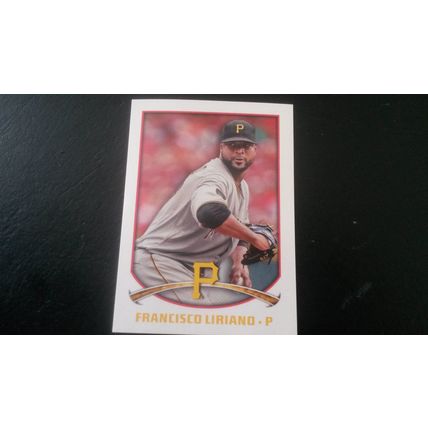 2015 Topps MLB Stickers # 245 Francisco Liriano Mint (9) Pittsburgh Pirates