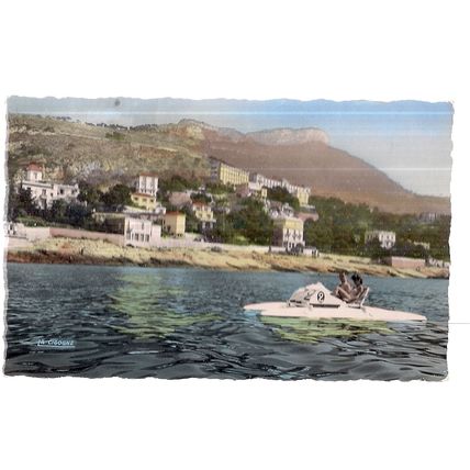 CAP D'AIL, FRANCE ...used vintage postcard 1960s. stamp removed =