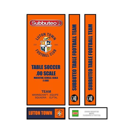 Table Football Subbuteo Box Label Luton Town (ENG) 2020