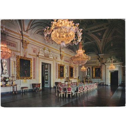 Postcard Galleria Palatina, Salone Della Nicchie. Royal Apartments, Florence