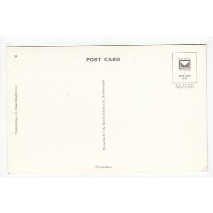 Pedestrian Shopping Precinct Wakefield Postcard West Yorkshire