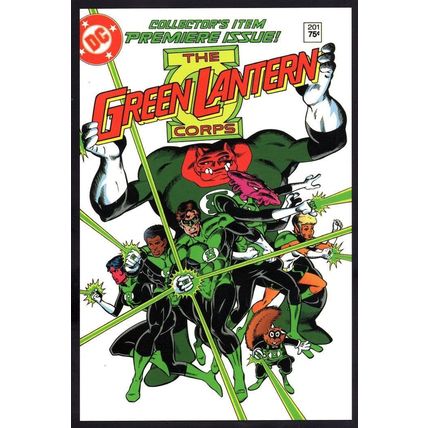 The Green Lantern Corps DC Issue One 1 Comic Book Postcard
