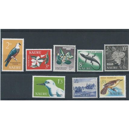 nauru stamps mnh sg57sg 57 mnh set 1963