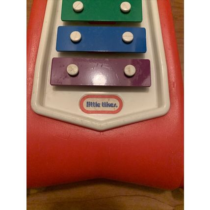 Vintage Little Tikes Musical Xylophone Pull String Toy