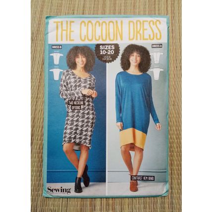 Simply Sewing Cocoon Dress Sewing Pattern Sizes 10 to 20