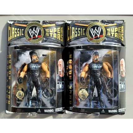 wwe wwf ljn classic superstars variant small & large nwo belts & hulk hogan