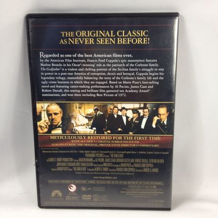 The Godfather - Widescreen - 1972/2008 Remastered - DVD - Used