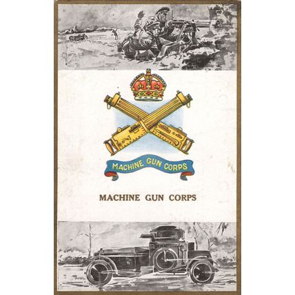 Machine Gun Corps Gale & Porter Rare Tank WW1 Military Postcard