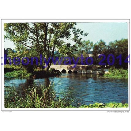 Stitchcombe Pool, Wiltshire, England, 1960/70s?, Postcard