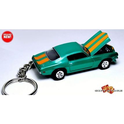 RARE KEYCHAIN 1971~1981 GREEN CHEVY CAMARO RS CUSTOM Ltd EDITION GREAT GIFT