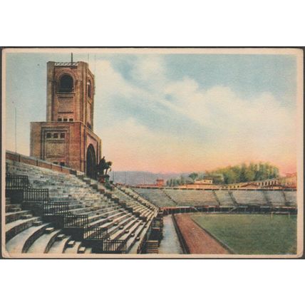 Monumento al Duce, Stadio Littoriale, Bologna, c.1930s - B&G Cartolina