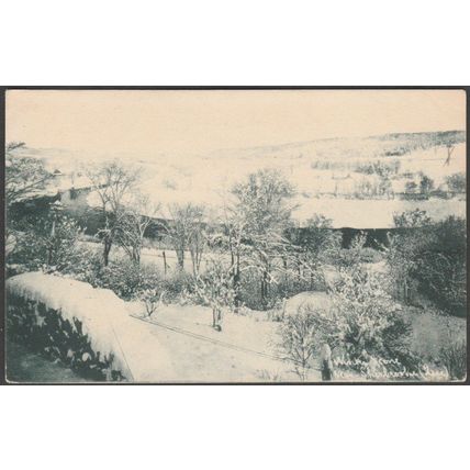 Winter Scene, near Sherbrooke, Quebec, c.1910 - Fraser's Drug Store Postcard
