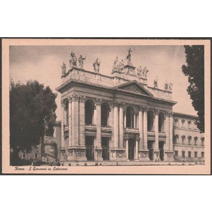 San Giovanni in Laterano, Roma, 1941 - Serta Cartolina