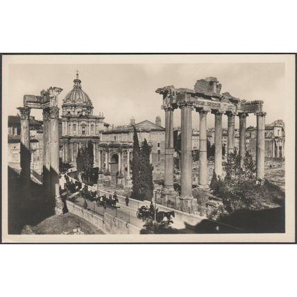 Parte del Foro Romano con Nuovi Scavi, Roma, c.1920s - Scrocchi Foto Cartolina