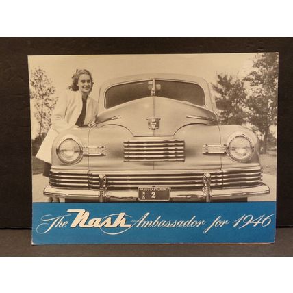 The Nash Ambassador for 1946 Sales Brochure