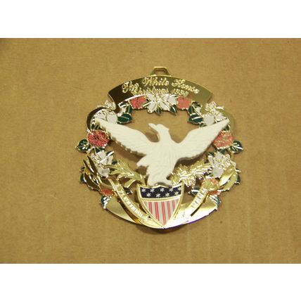 CHRISTMAS 1998 WHITE HOUSE HISTORICAL ASSOCIATION AMERICAN EAGLE ORNAMENT