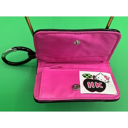 A Very Sweet Very Rare Vintage Sanrio 2008 Hello Kitty Fluorescent Small Wallet