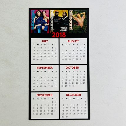 Billboard Magazine 2018/2019 Calendar Cards