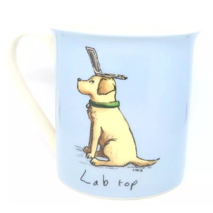 Lab Top Mug Fine China Ceramic 8.5 CM Fun Christmas Gift Tableware Home Decor