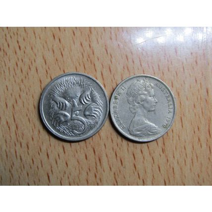 Australia 1970 5 Cents Coin