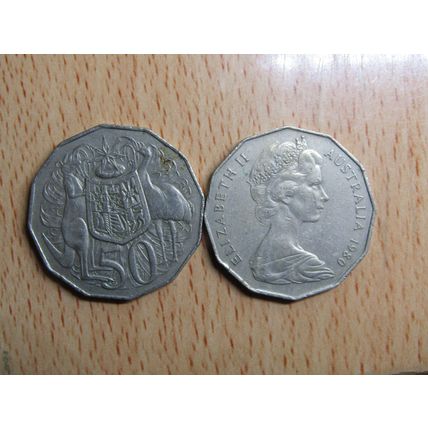 Australia 1980 50 Cents Coin