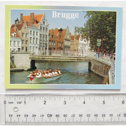 old postcard Brugge, Quartier Ste Anne