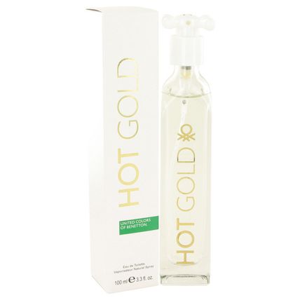 Hot Gold by Benetton Eau De Toilette Spray 3.3 oz