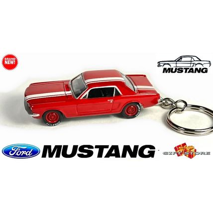 RARE KEYCHAIN 1964½ 65 RED FORD T5 MUSTANG CUSTOM Ltd Ed.