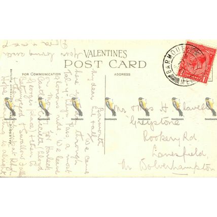 Coes Faen & Estuary Barmouth, Wales, 84355 Valentine Valesque Postcard, 1922