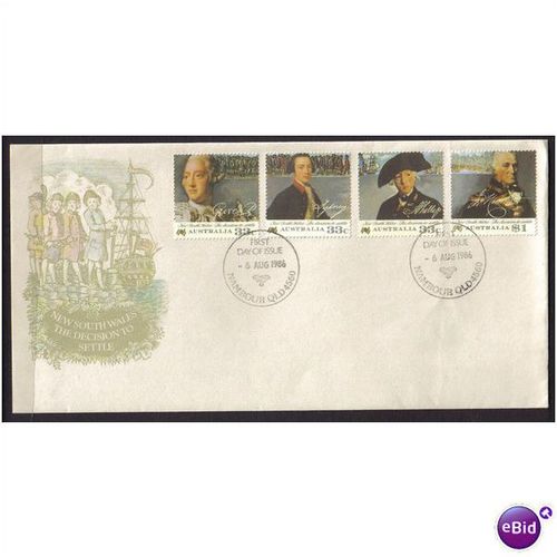 1986 AUSTRALIA SETTLEMENTS FDC NAMBOUR QLD
