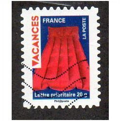 FRA 2009 (56c) 'VACANCES - AIRBED' FINE USED (EBID21170)