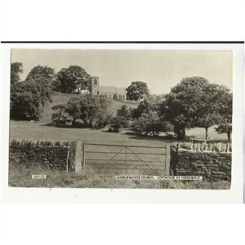 Yorkshire MIDDLESMOOR Church Postcard by Frith