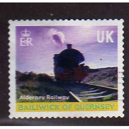 GUE 2001 (UK) 'ALDERNEY RAILWAY ( LITHO)' FINE USED (EBID45-136)