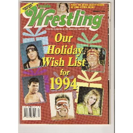 INSIDE WRESTLING FEBRUARY 1994 HOLIDAY WISH LIST for 1994
