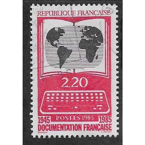 FRA 1985 2.20F 'THE FRENCH DOCUMENTATION' FINE USED (EBID61-868)