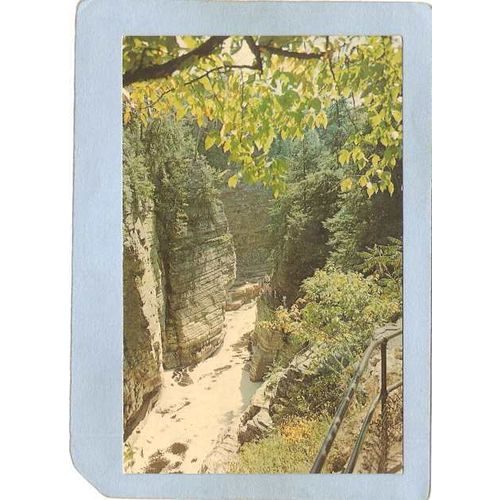 New York Ausable Chasm Vertical Sandstone Walls ny_box5~1436