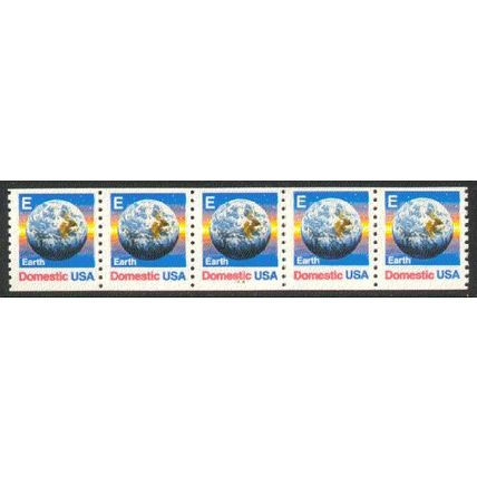 2279 25c E Earth Fine MNH Dry Gum PNC 1222/5 P0783