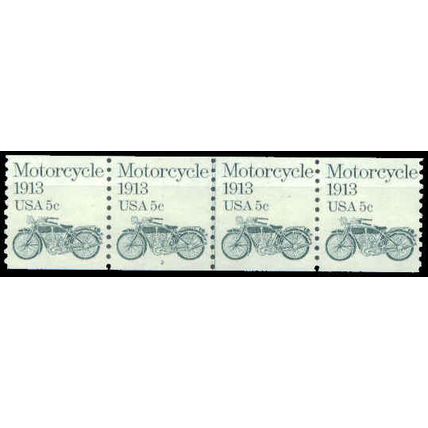 1899 5c Motorcycle Very Fine MNH Dry Gum PNC 2/4 G0178