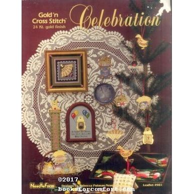 Gold n Cross Stitch Celebration Leaflet #981