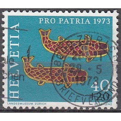 Helvetia 1973 Michel 998 O Cote (2009) 1.20 € Pro Patria Art Cachet rond