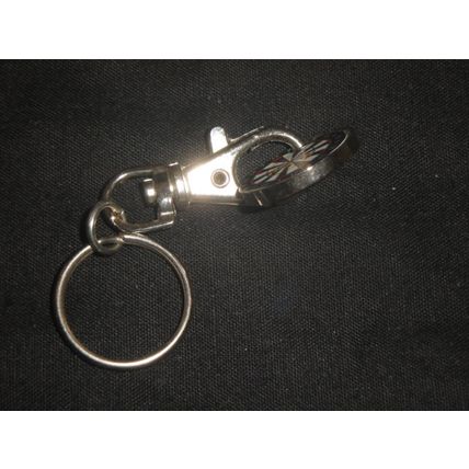 Dartboard trolley coin keyring charm