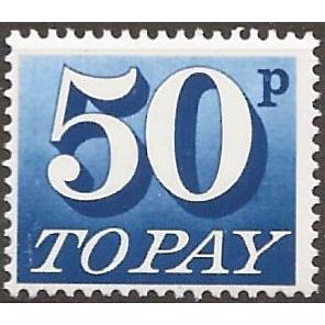 1970 D87 50p Postage Due Unmounted Mint ....
