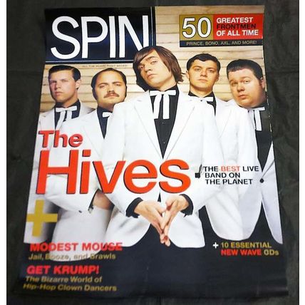 The Hives Spin Magazine Promo Poster Best Live Band On The Planet