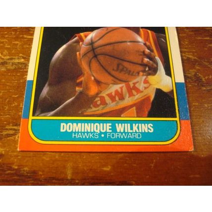1986/87, Fleer, DOMINIQUE WILKINS, HOF, Hawks #121