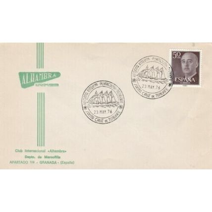 Spain 1976 Tenerife International Regatta Plymouth-Tenerife Cover Unaddressed