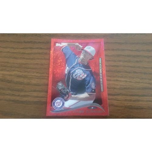 2014 Topps Red Hot Foil Card # 574 Tyler Clippard Mint (9) Washington Nationals
