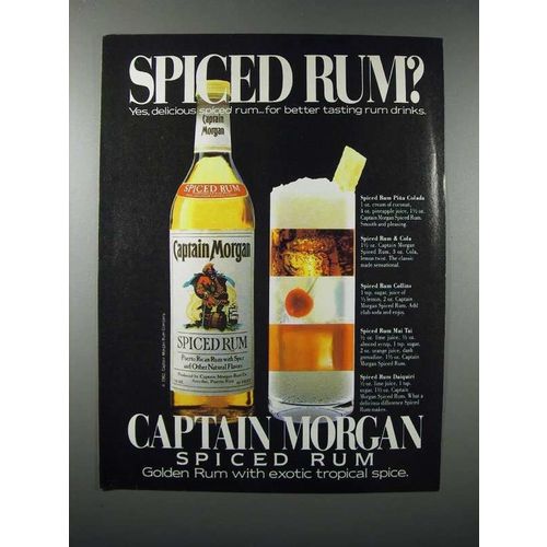 1983 Captain Morgan Spiced Rum Ad