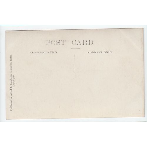 Southwell Minster Interior View Postcard Alfred J Laughton AJ15