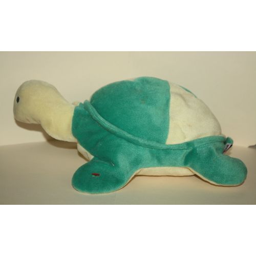 1997 Ty Pillow Pals Snap the Turtle Green & Yellow