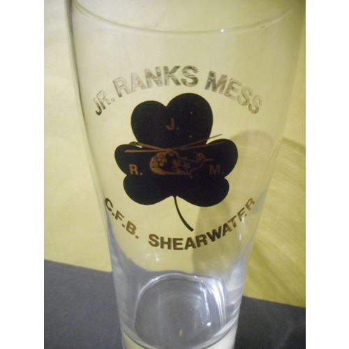 Canadian Forces Base Shearwater,Jr Mess Nova Scotia Drink Glasses,Helicopter